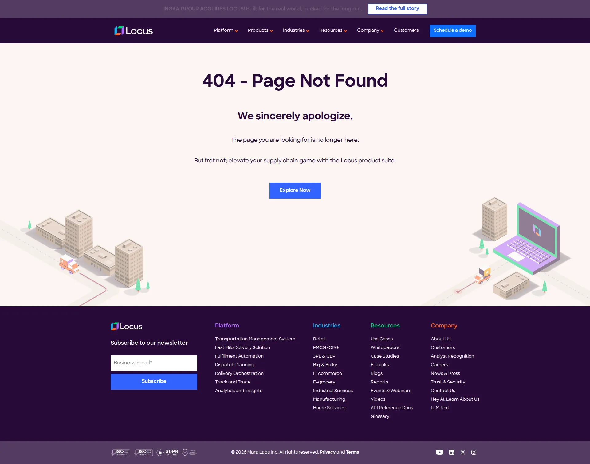 Locus pricing page screenshot