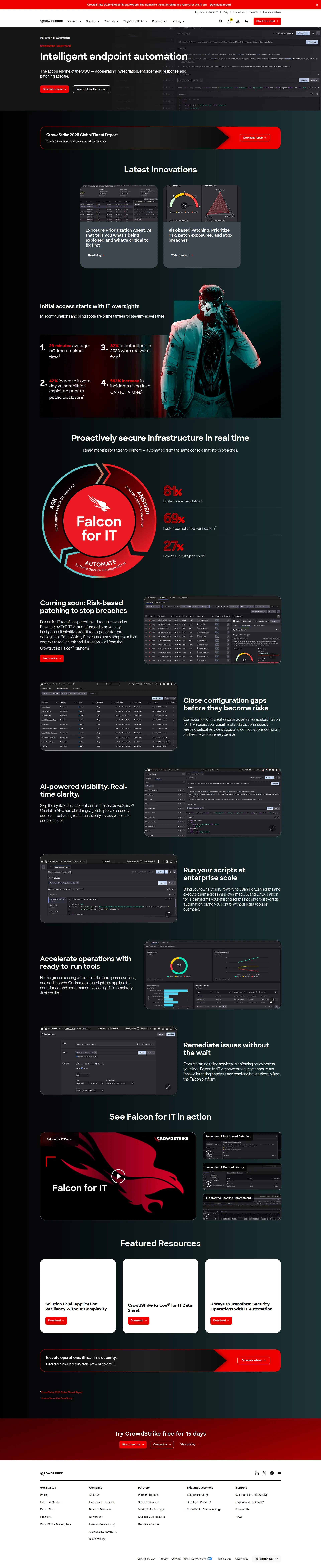 CrowdStrike pricing page screenshot