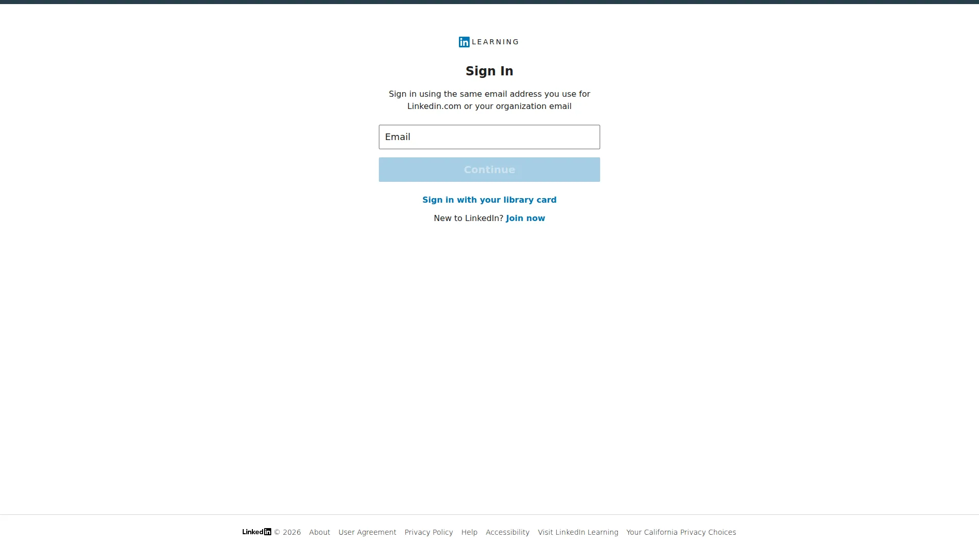 LinkedIn Learning pricing page screenshot