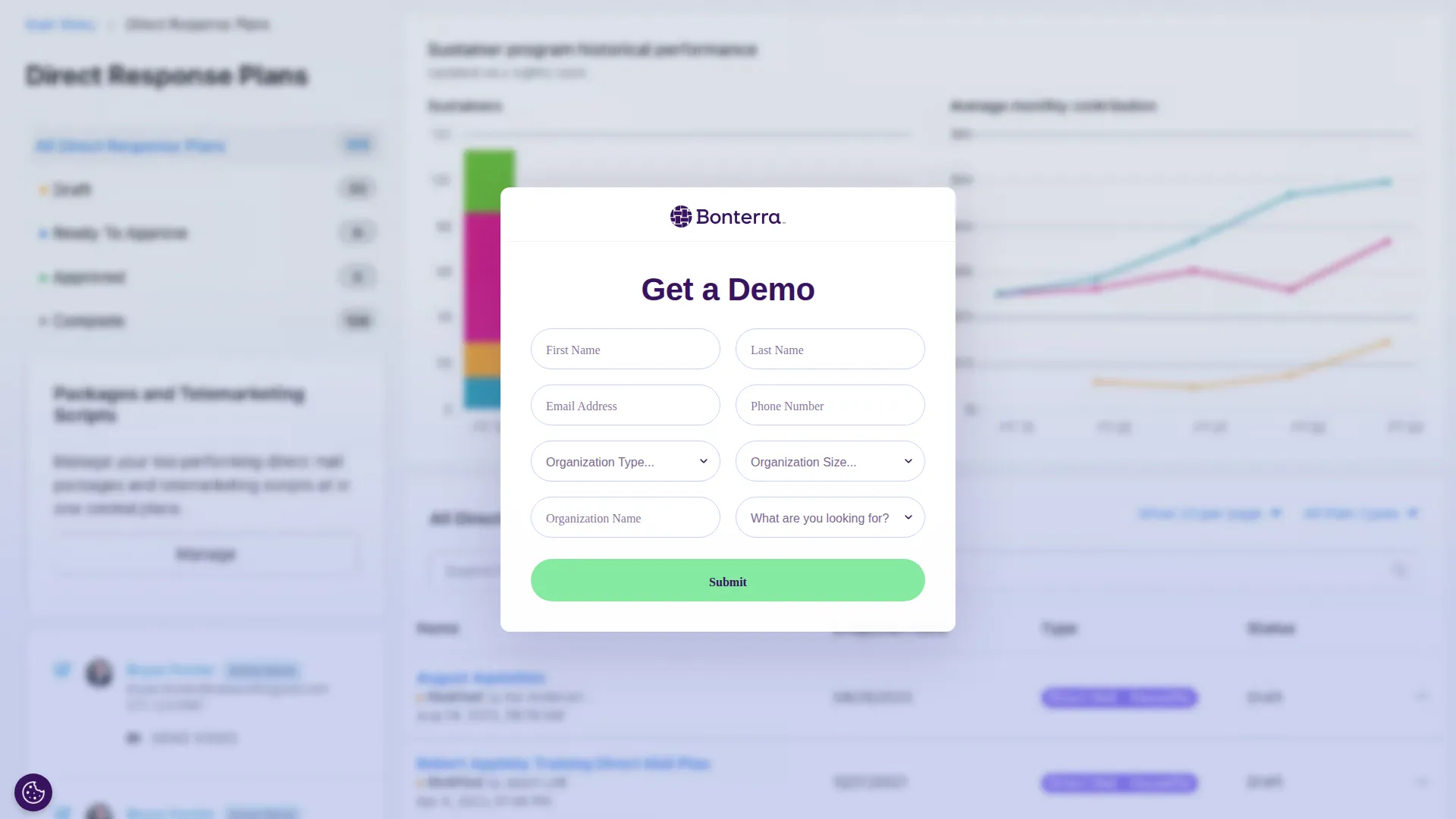 Network for Good pricing page screenshot