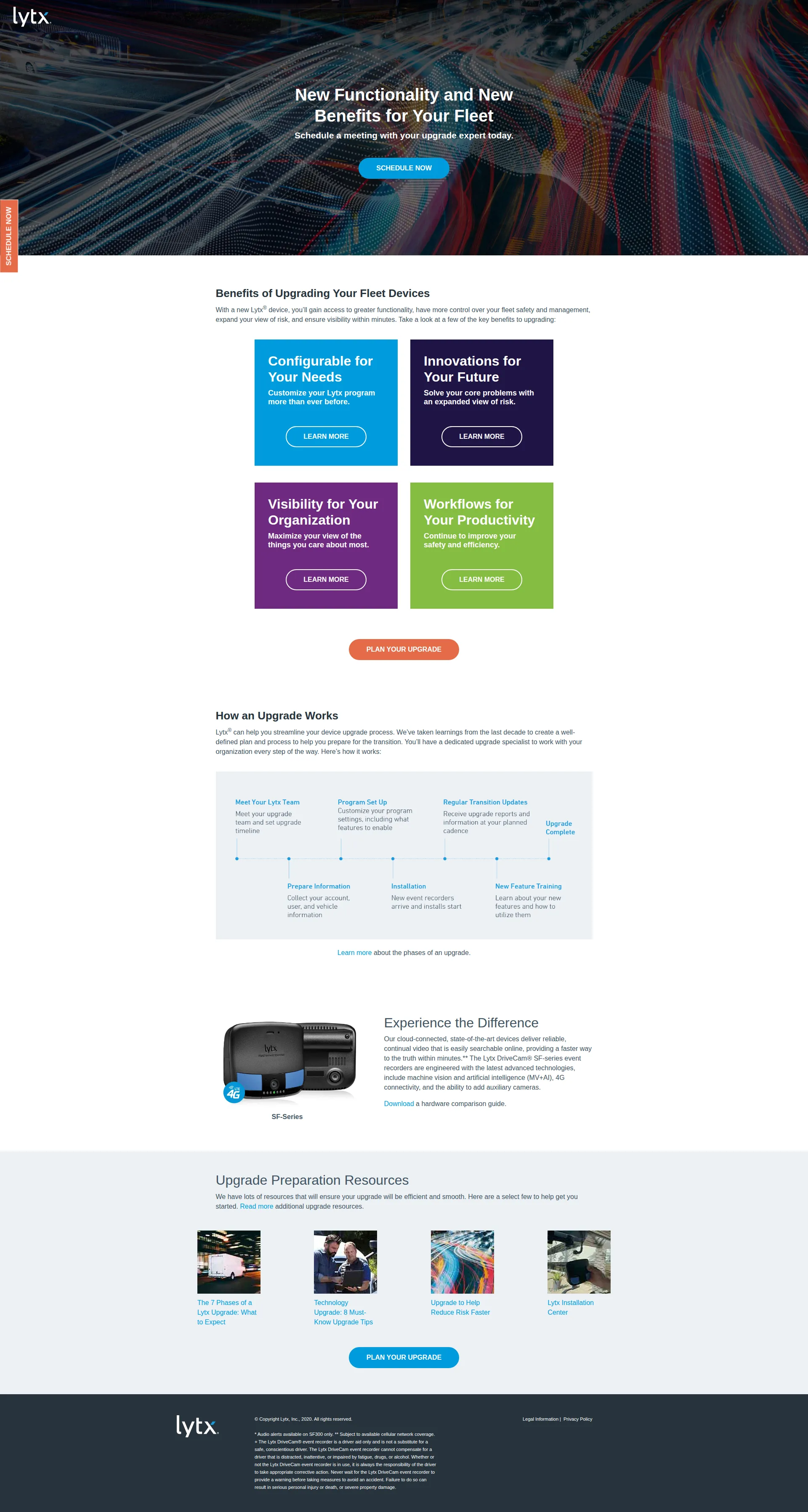 Lytx pricing page screenshot